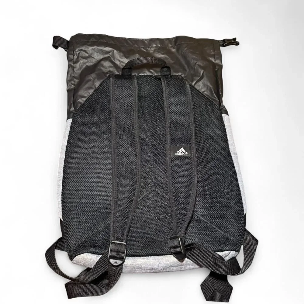 Adidas Sport ID Pack Sackpack grey and black athletic gym bag